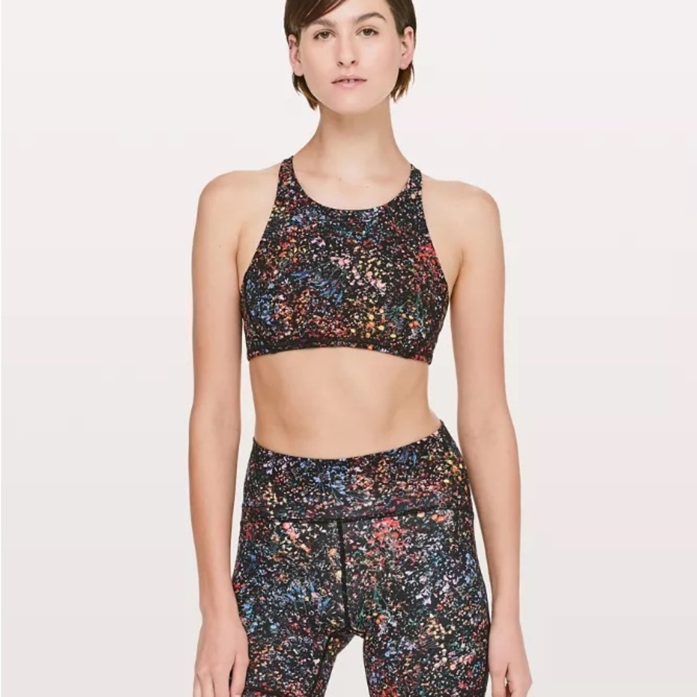Free To Be High Neck Lululemon Sports Bra - 10